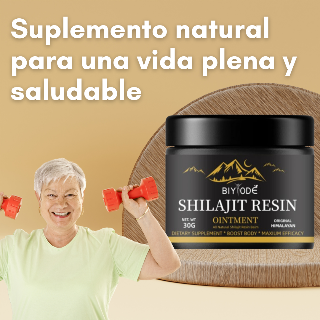 NATURAL SHILAJIT RESIN Rejuvenecimiento y energía en cada porción.