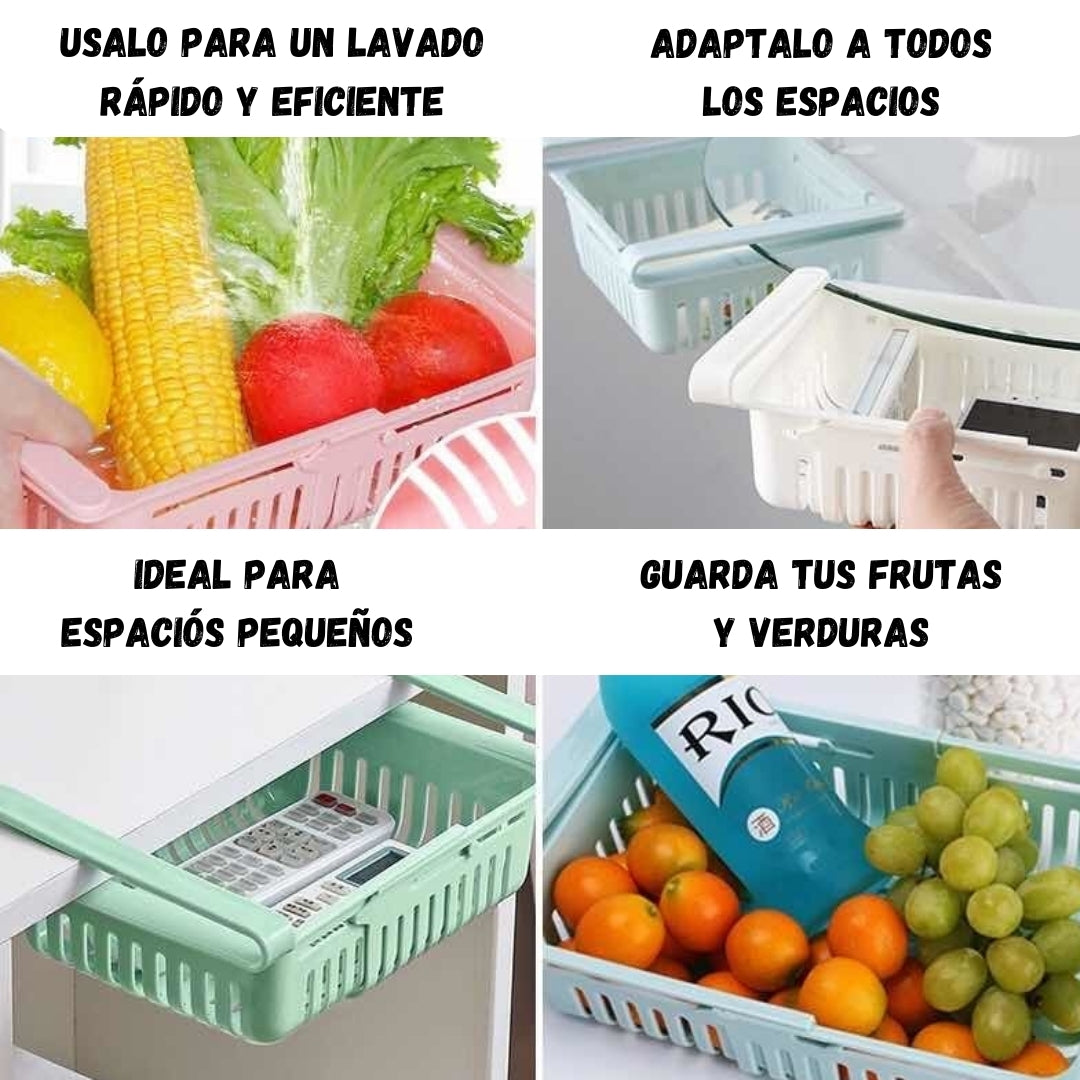 Organizador Multiusos EcoFridge™ (PACK 2 Y 4 UNIDADES) Adiós al desorden desde YA