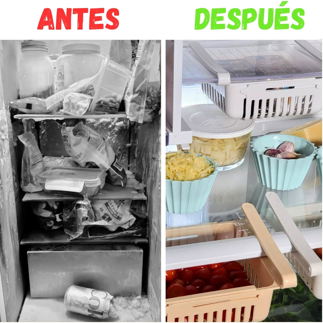 Organizador Multiusos EcoFridge™ (PACK 2 Y 4 UNIDADES) Adiós al desorden desde YA