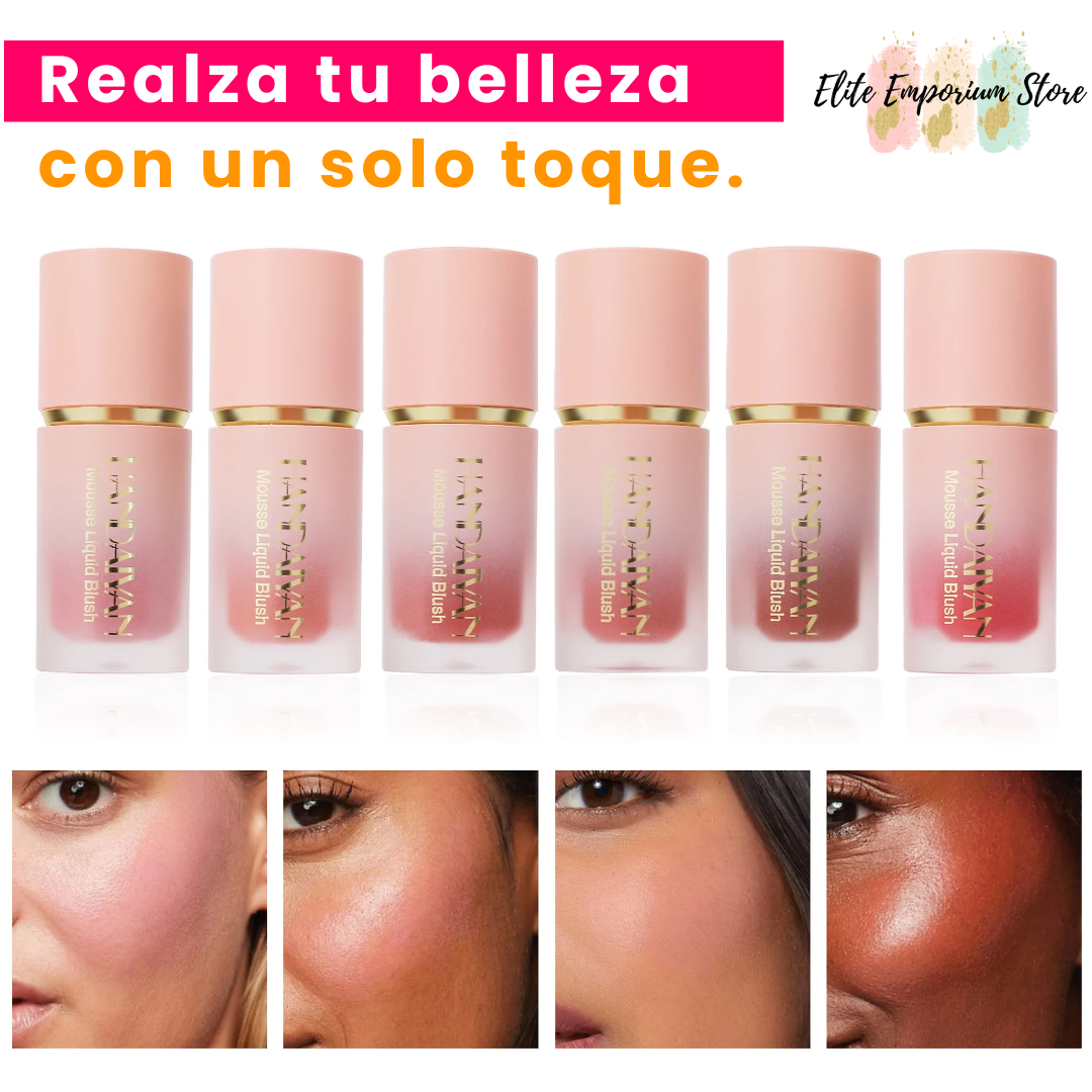 Mousse Liquid Blush - Eleva tu look con un rubor de acabado profesional.