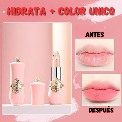 1+1 GRATIS | BÁLSAMO LABIAL FLOWER JELLY™ HIDRATACIÓN EXTREMA BRILLO NATURAL