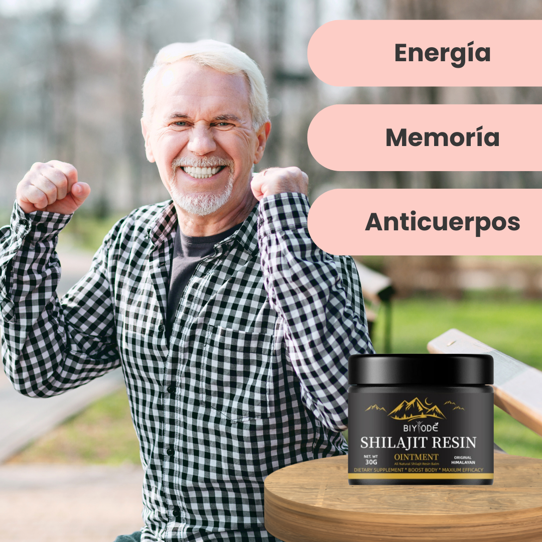 NATURAL SHILAJIT RESIN Rejuvenecimiento y energía en cada porción.