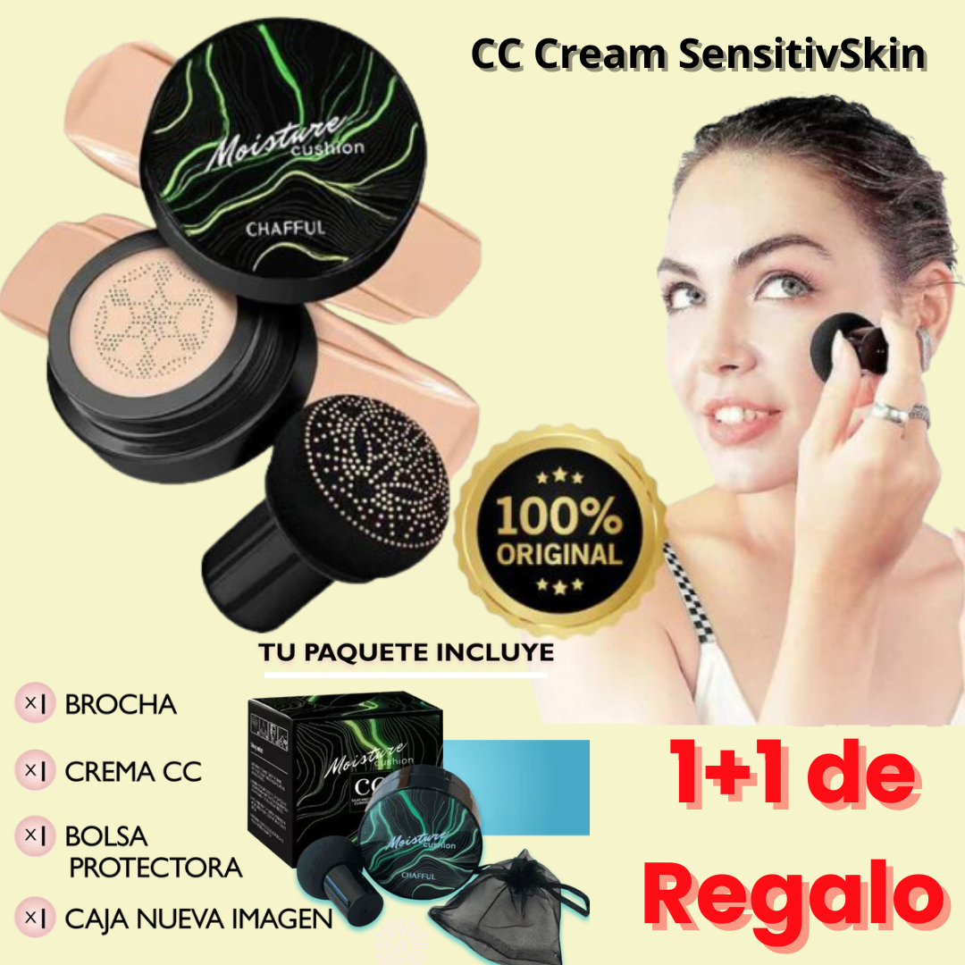 CC Cream SensitiveSkin™ Hidratación y perfección juntas en un solo toque!