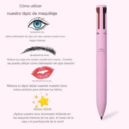 ¡Lápiz GlowBlend™ Make Up 4 en 1 Premium! Un trazo, un estilo, una declaración.