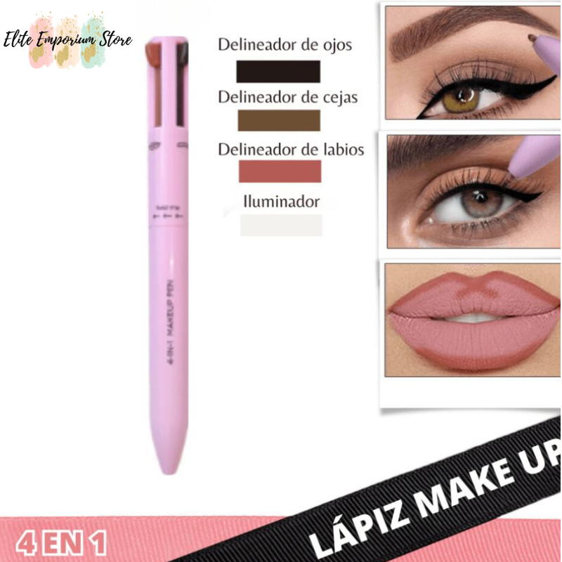 ¡Lápiz GlowBlend™ Make Up 4 en 1 Premium! Un trazo, un estilo, una declaración.