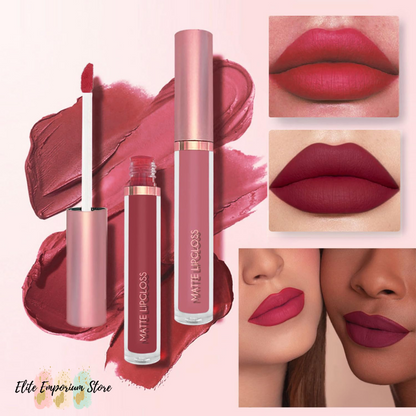 Lápiz labial líquido mate LuxeKiss™ "Luce labios impecables, vive momentos inolvidables"